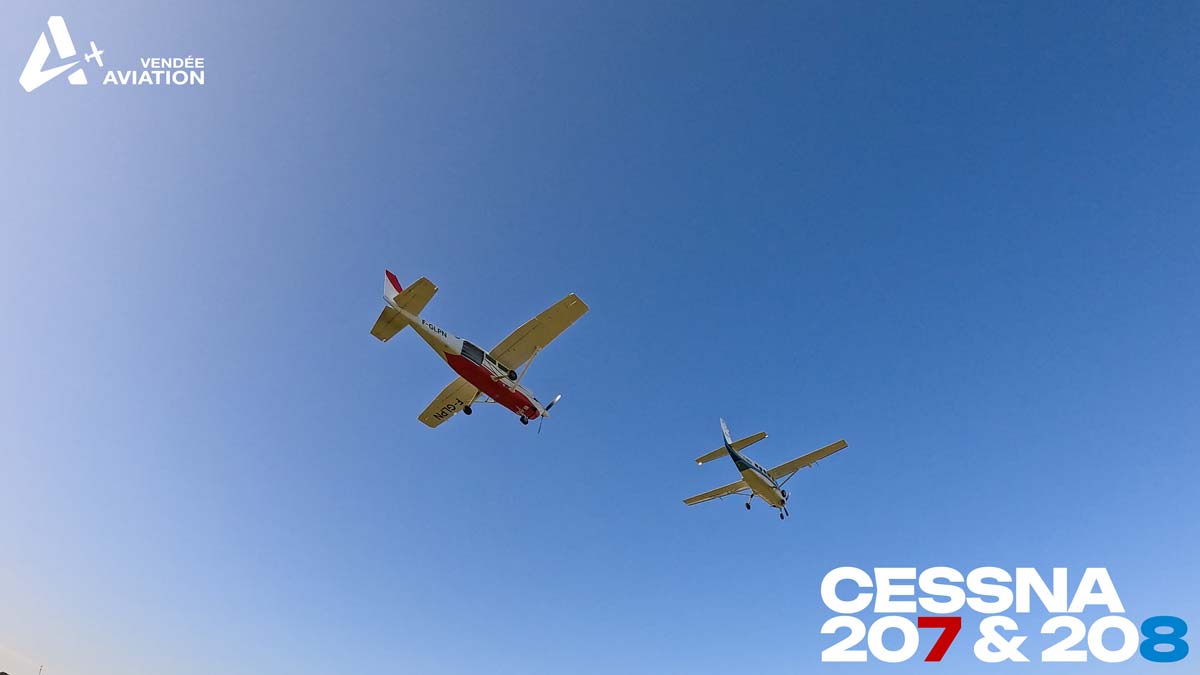Cessna 207 et 208 sur le tarmac